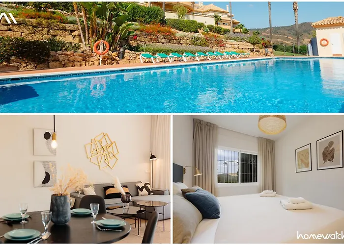 Luxurious Frontline Golf In Elviria Apartament